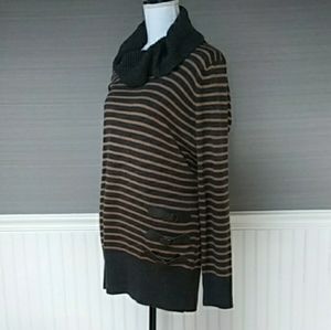 Olivia Sky Knit Sweater, Size L